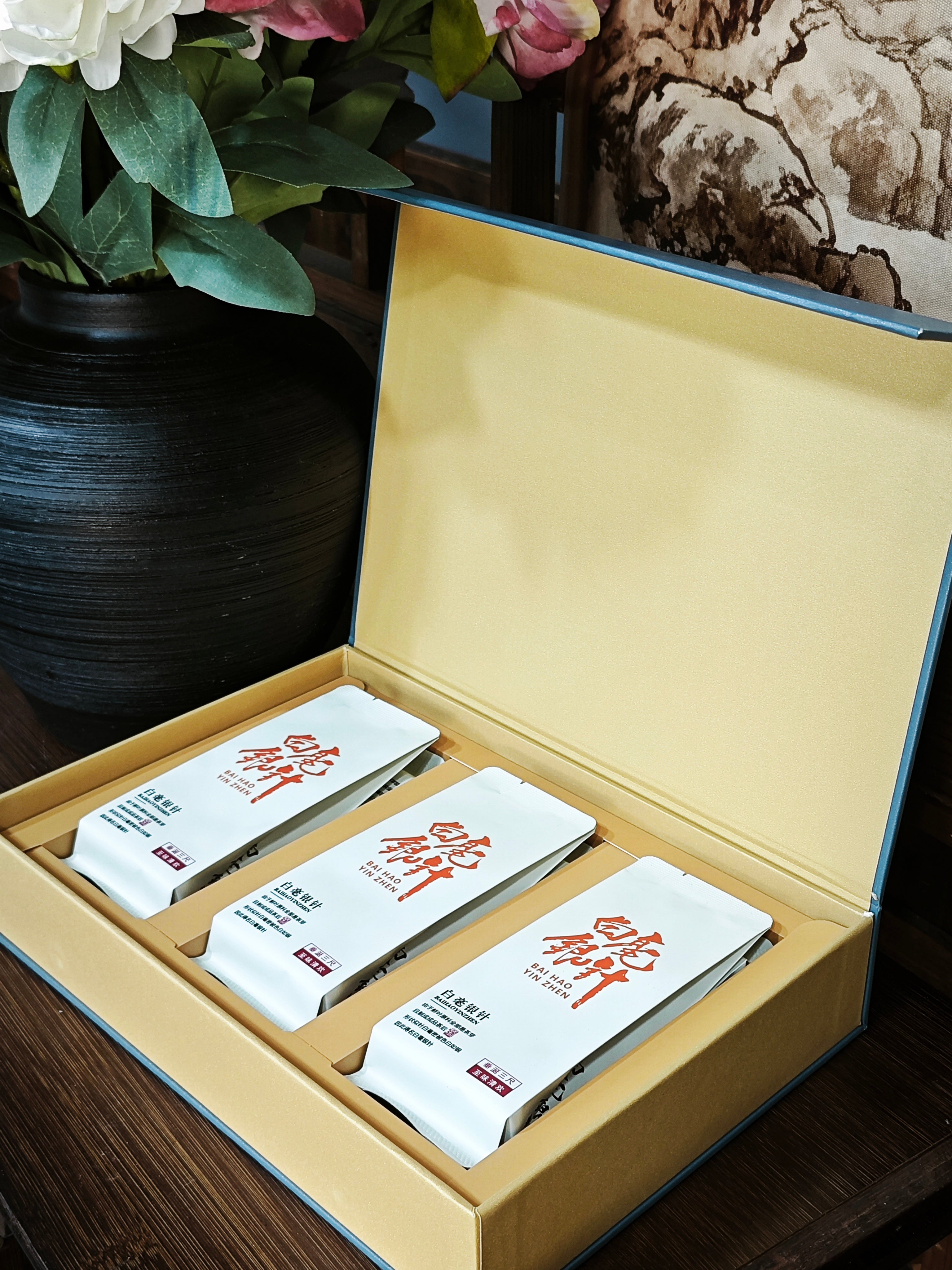 白毫银针-金针玉叶蓝色盒装30g（5克x6泡）
